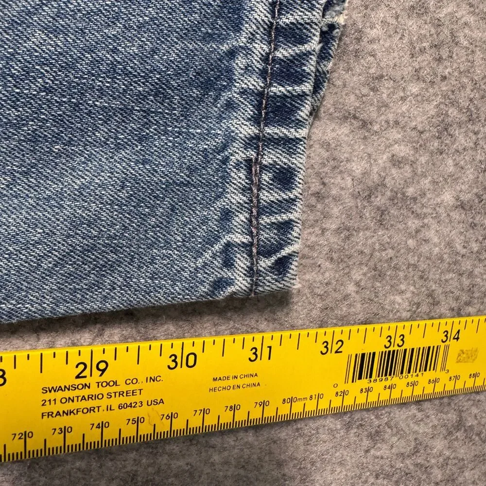 VTG Levis Silvertab Baggy Fit Jeans Mens 32x32 Measures 31x31 Blue Y2K USA Made